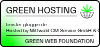 Auszeichnung: Green Hosting by Mittwald für Fenster Glogger Auszeichnung Fenster Glogger Green Hosting by Mittwald CM Service