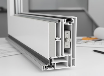 Haustüren aus Kunststoff als Schnitt