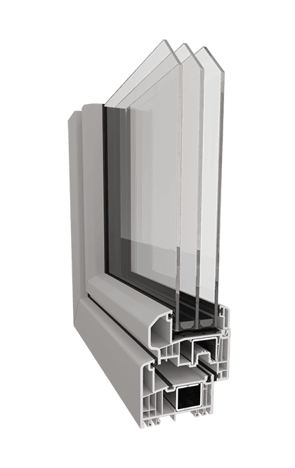 Abb. Schnittbild Fenster Thermo-S-Classic