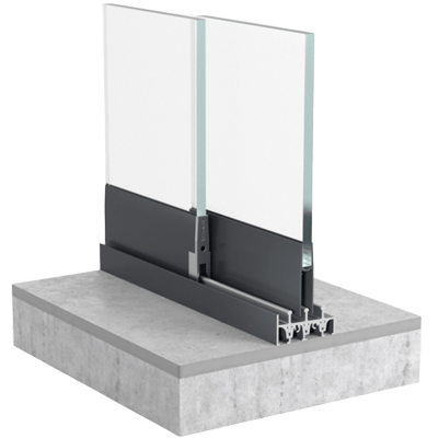 Abb. Schnittbild SF20 Ganzglas-System