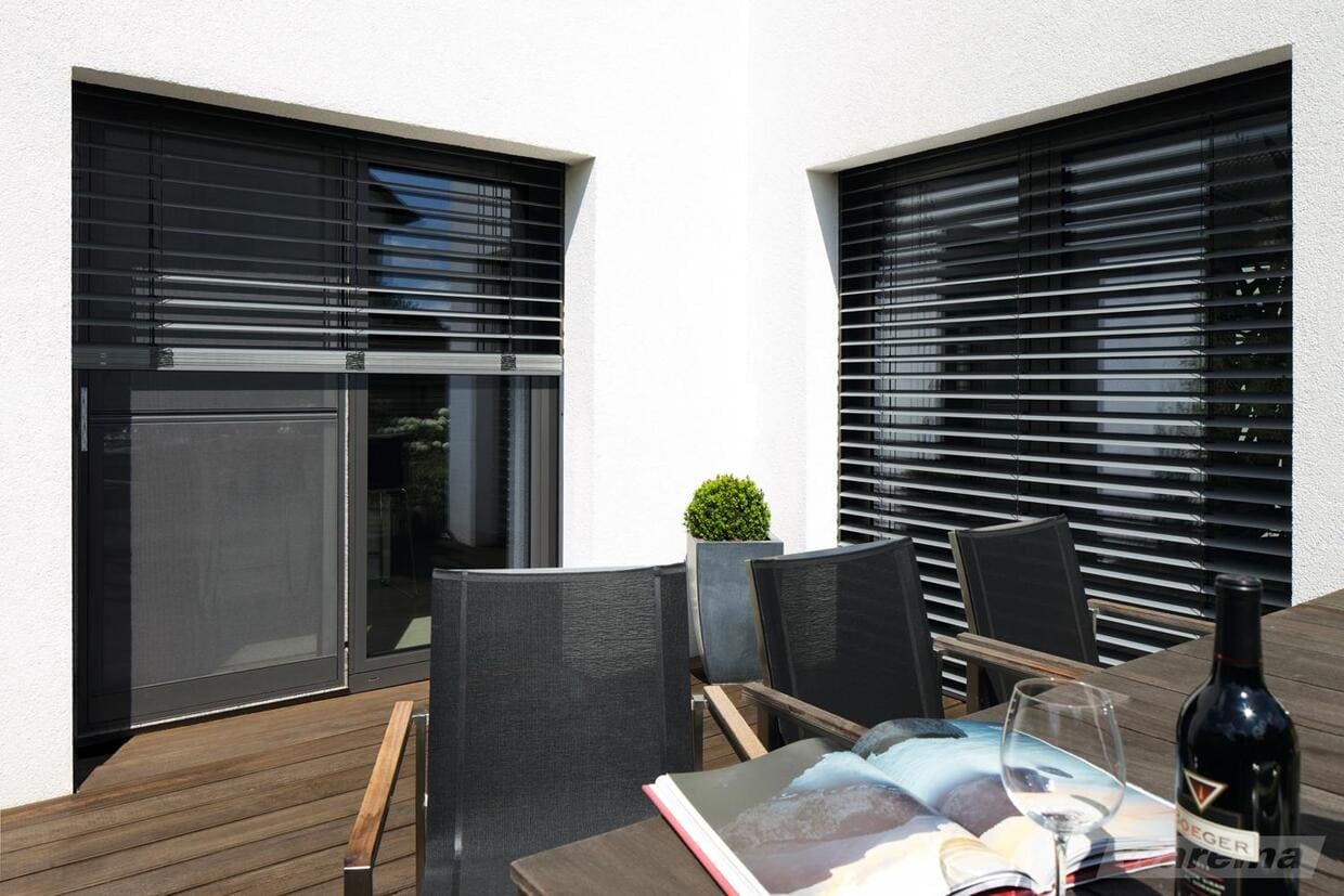 Abb. Insektenschutz 1 Terrassentüre Firma Warema