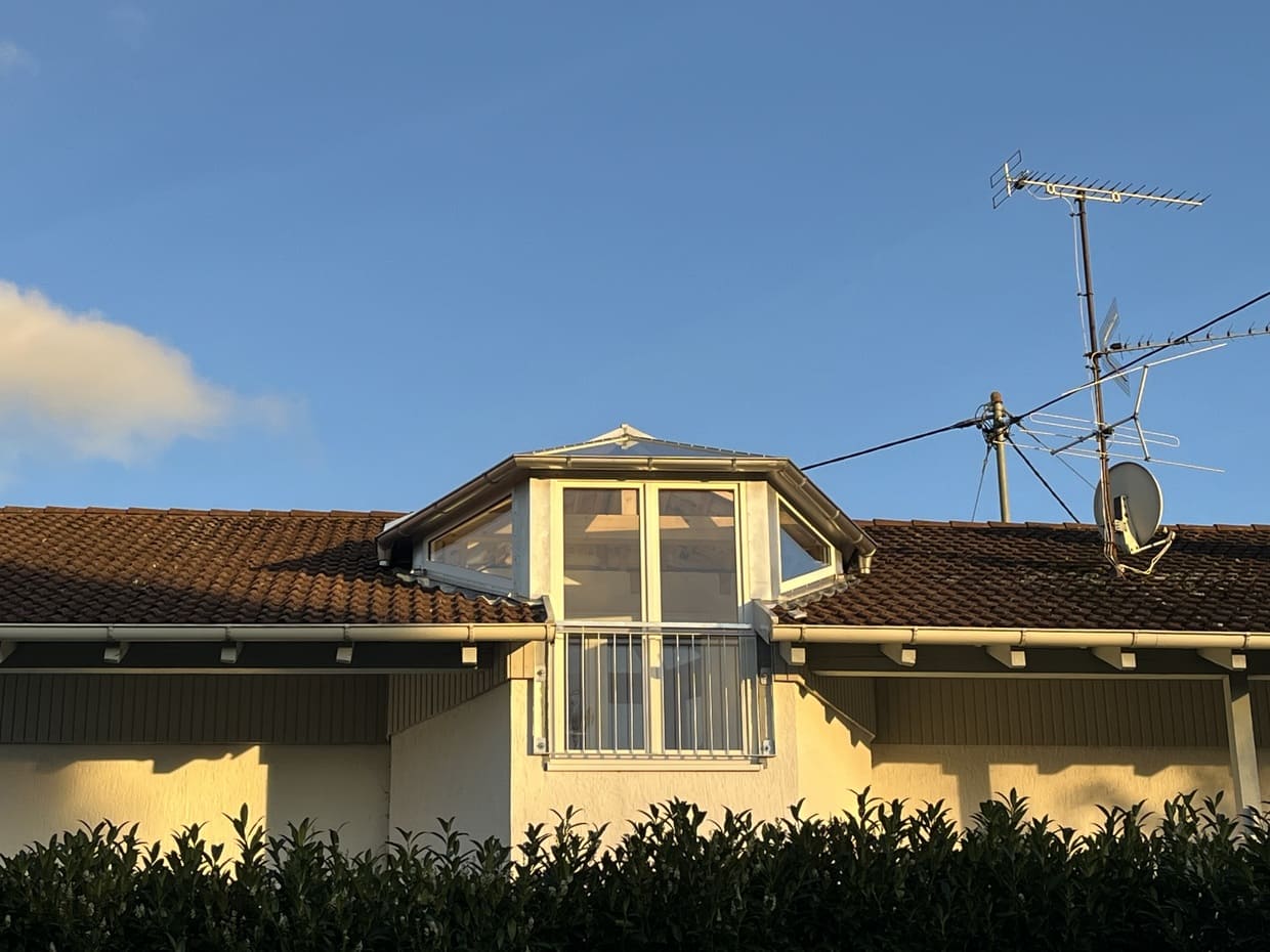 Abb. Türen und Schrägfenster in grosser Gaube